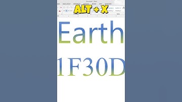How to Insert the Earth 🌍 Emoji in MS Word | Quick & Easy Tutorial