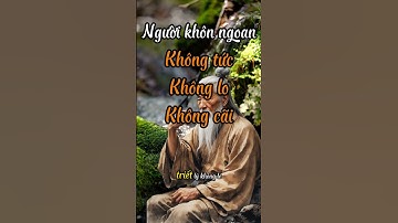 Người sống khôn ngoan: Không Tức, Không Lo, Không Cãi  #cautruyen #baihoccuocsong #podcast  #dothai