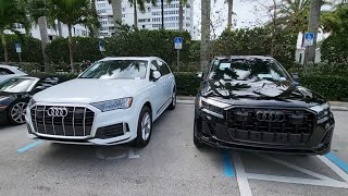 2025 Audi Q7 vs 2024 Audi Q7  A side by side comparison of what's new!