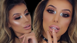 Pop of BLUE | Tan Brown Eyeshadow & BEST Highlight Combo