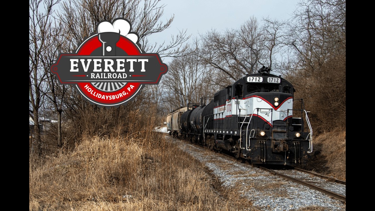 A Chase of the Everett Railroad through Roaring Spring and Martinsburg! 2/19/2026