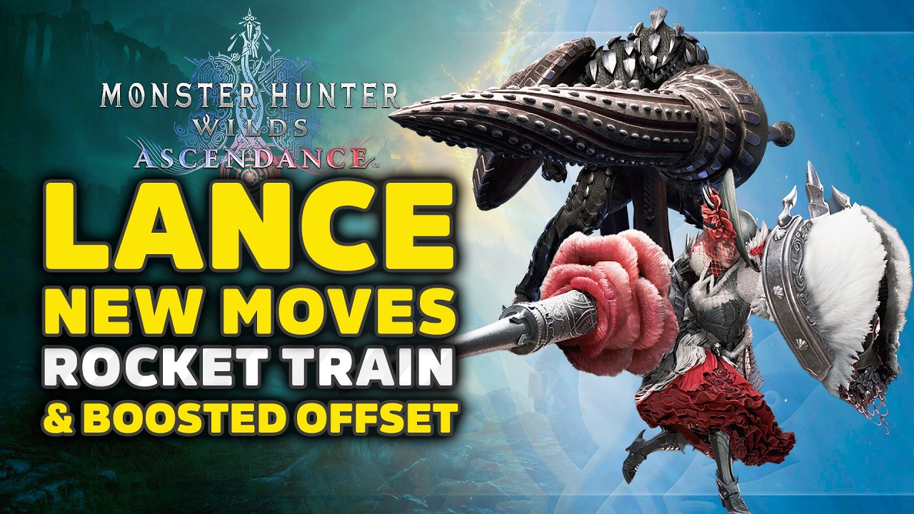 Monster Hunter Wilds Ascendance Lance - ALL New Moves & Gameplay