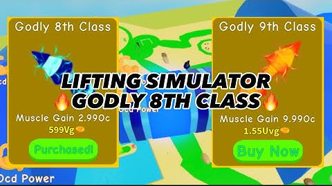 Lifting Simulator💪| 🤯GODLY 8TH CLASS after 6 DAYS!!