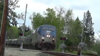 Amtrak Vermonter going through Northampton
