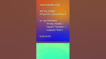 Build a Data Science App in pure Python  w/ GRADIO  by HuggingFace  #Shorts