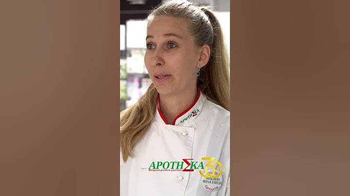 Apotheka la 30 ani - Mesaj Oana Emilia Macavei, farmacist