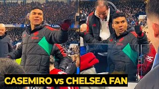 Unseen footage went VIRAL showing Casemiro shutting up Chelsea fans from the bench | Man Utd News