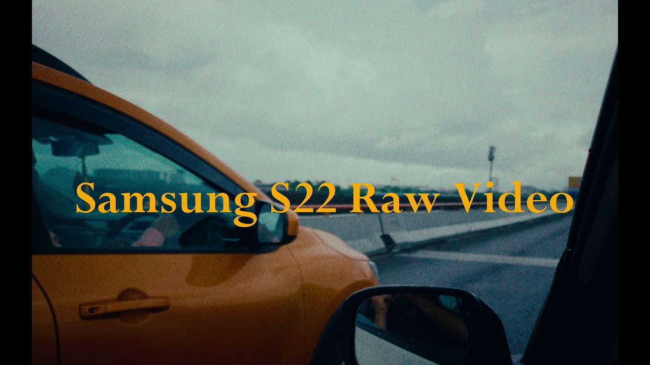 Samsung S22 Raw Video - MotionCam App - YouTube