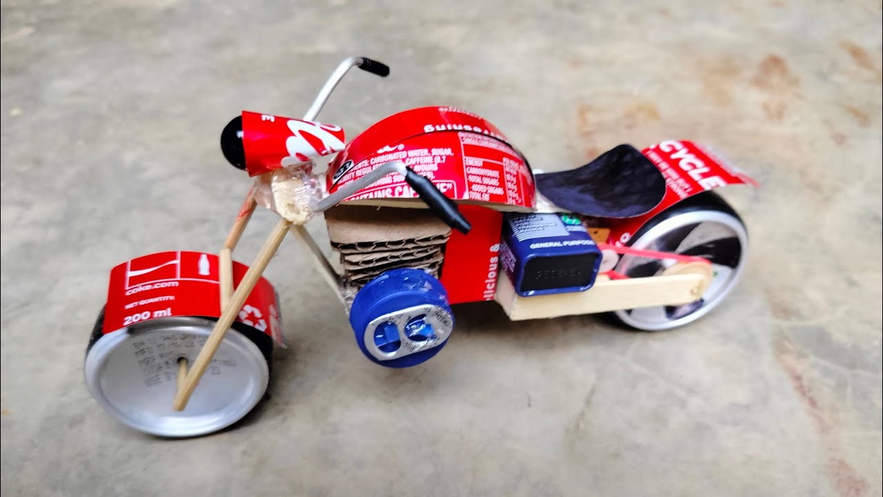 How to make harly davidson bike at home diy amazing motorcycle bike YouTube