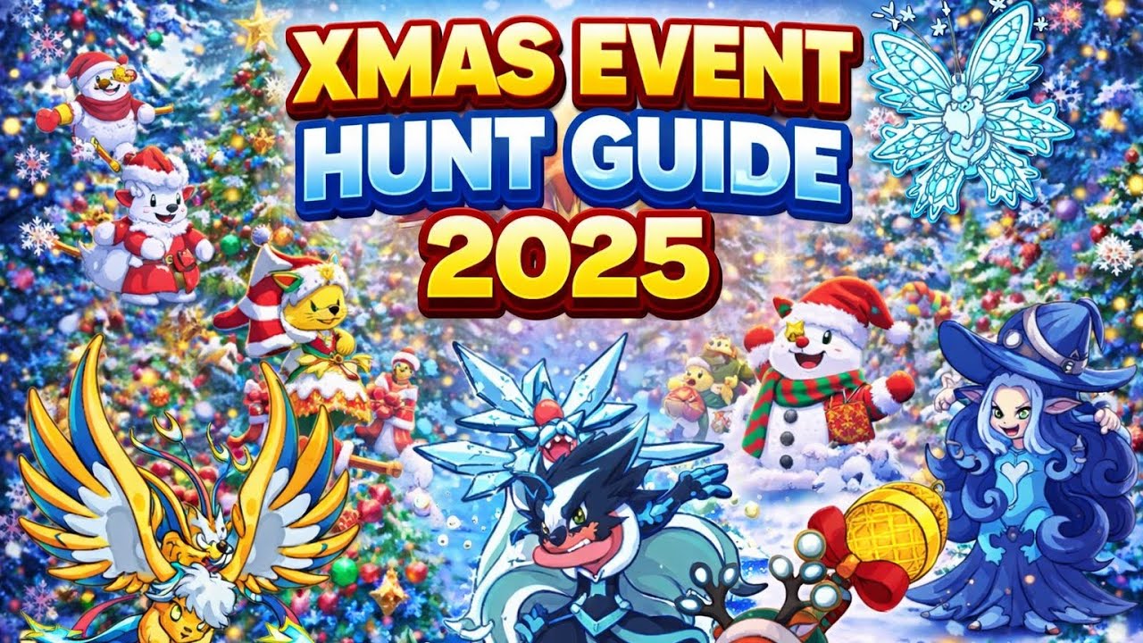 XMAS EVENT HUNT GUIDE 2025 | XMAS EVENT 2025 | POKEMON REVOLUTION ONLINE