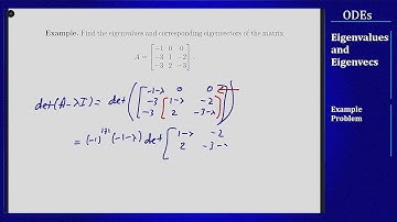 Differential Equations - Eigenvalues and Eigenvectors - Repeated Example 2