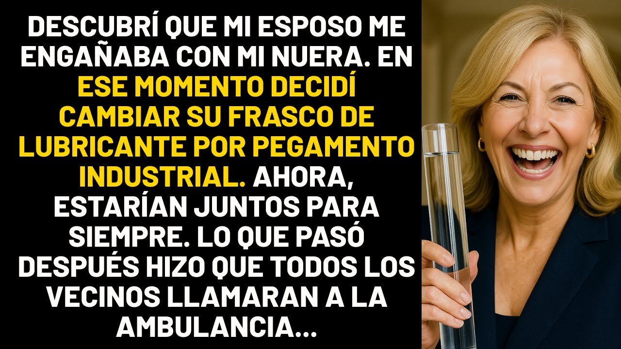 Descubrí que mi esposo me engañaba con mi nuera. En ese momento decidí cambiar su frasco de...