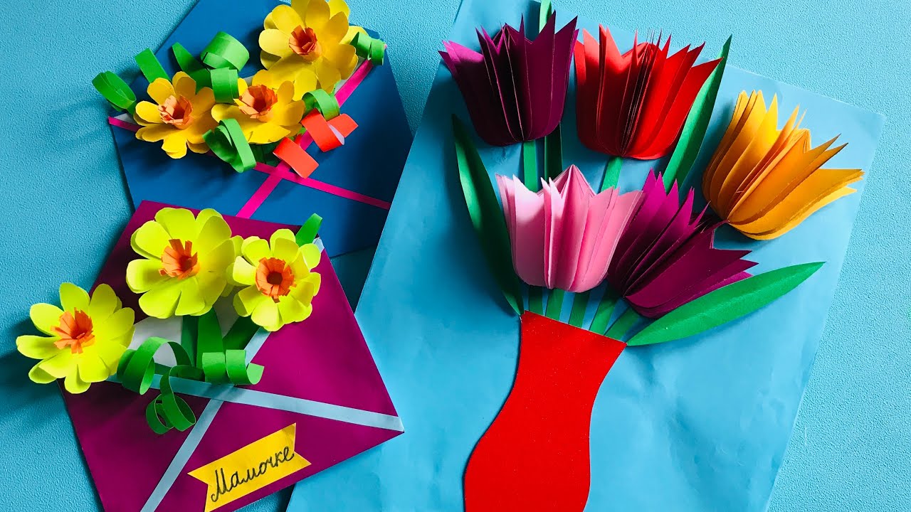  D-карточки с цветами 