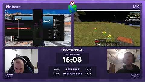 Fin throwing eyes while MK is simply throwing 