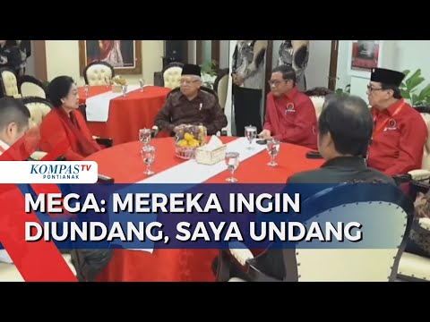 Ketum PDIP Megawati Sapa Khusus Wapres Ma&#39;ruf Amin, Presiden Jokowi Absen Hadir