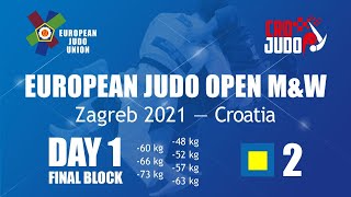 Day 1 - Finals Tatami 2: European Judo Open Zagreb 2021