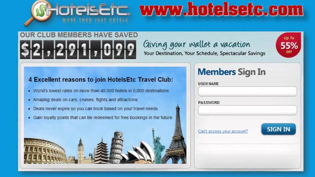 Hotels Etc - Best Hotel Discounts - YouTube