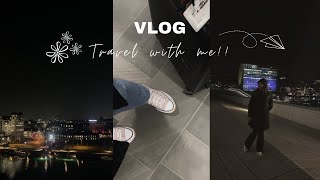 traveling alone for the first time♡ // pack with me, thrifting, + more:)