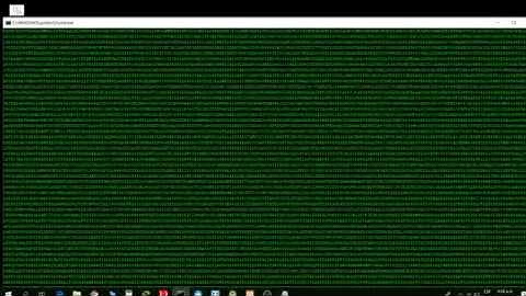 como hacer efecto matrix con el cmd