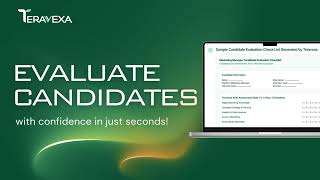 How to Evaluate Candidates in Under 1 Minute | Teravexa Tutorial