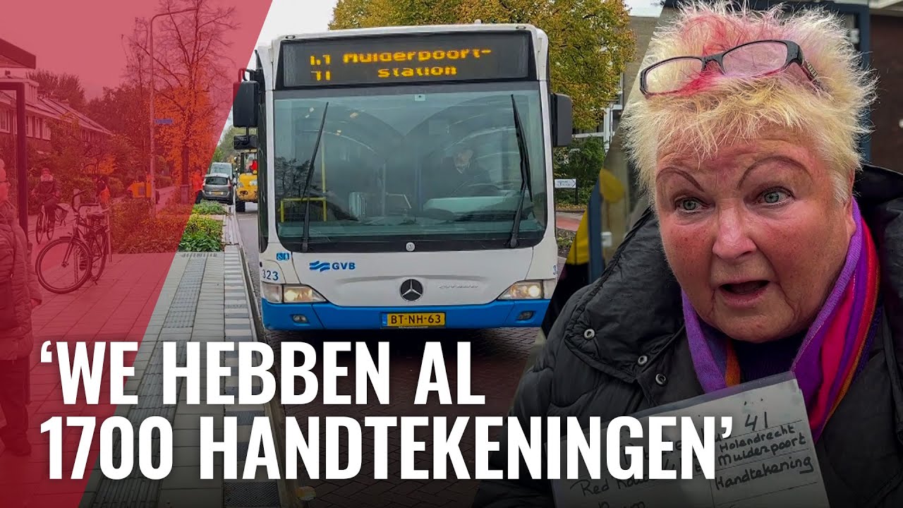 Buurt start petitie tegen inkorten bus 41