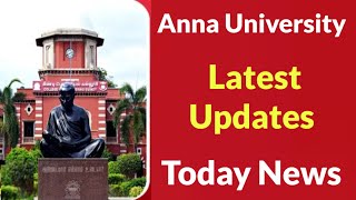 Anna University Today News | Anna University Latest News Today @TamilAriviyal
