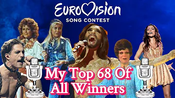 Eurovision: My Top 68 Of All Winners (1956-2021)