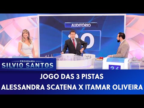 Jogo das 3 Pistas - Alessandra Scatena X Itamar Oliveira | Programa Silvio Santos (06/10/19)