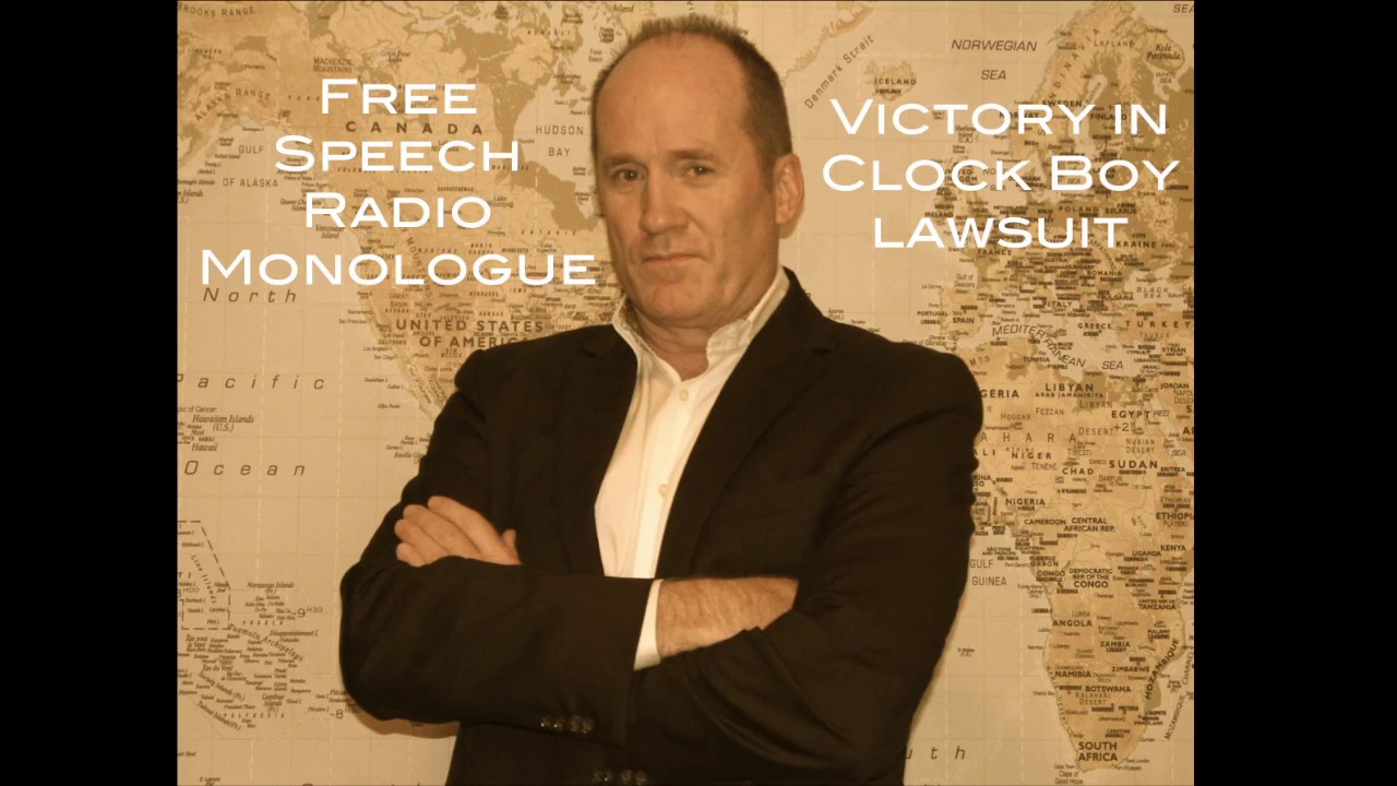 Clock Boy Lawsuit Victory radio monologue YouTube