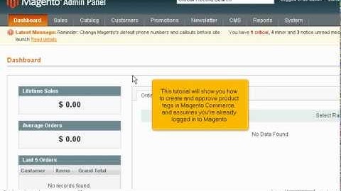 Hoe maak je tags aan in Magento?