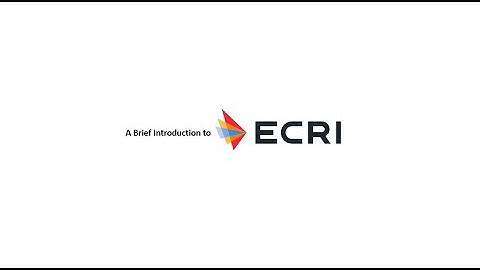 A Brief Introduction to ECRI Guidelines Trust
