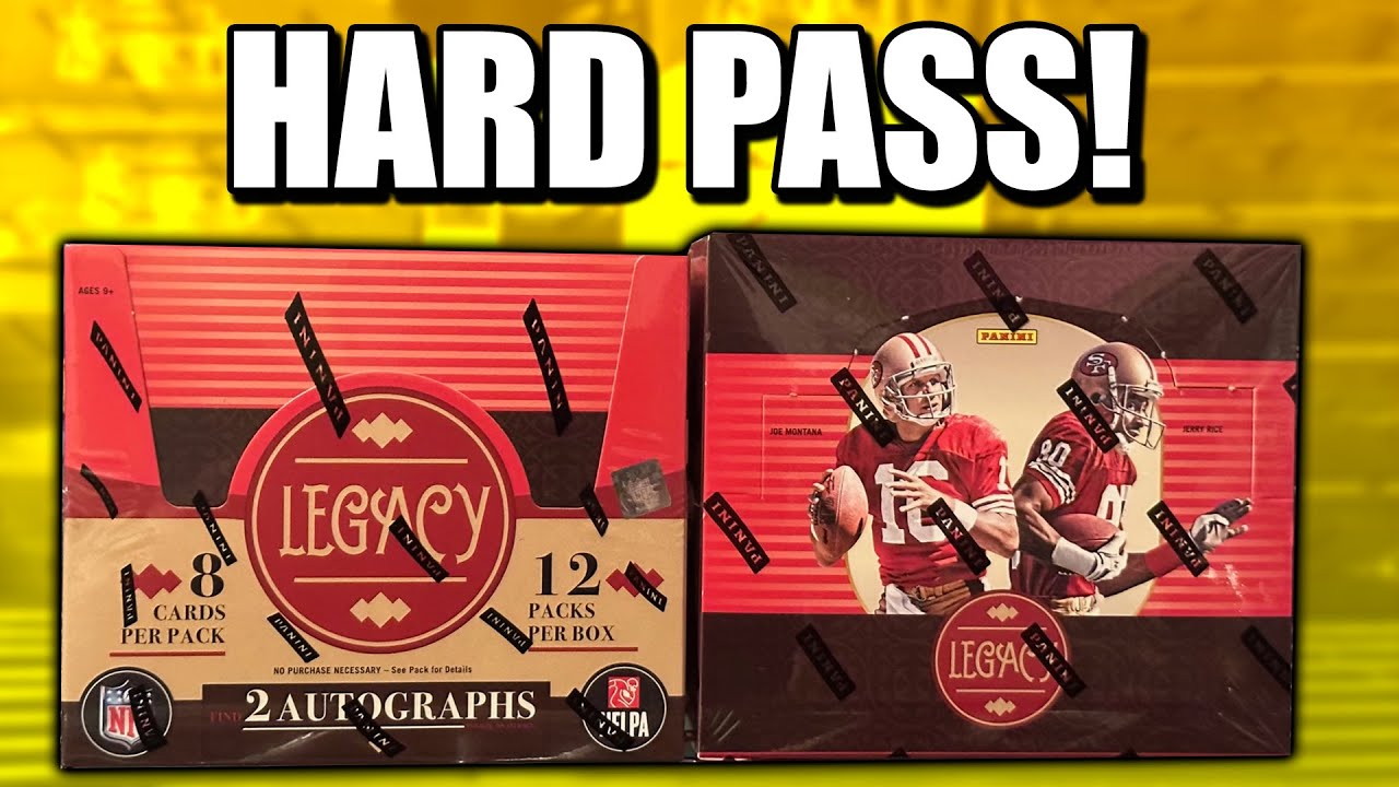 HARD PASS AT $180/BOX | 2023 Panini Legacy NFL Hobby Box Review