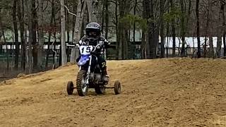 5 yr old Jump With Training Wheels on Yamaha Pw50 Dirt Bike
