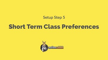 How to set display preferences for short term classes in Action Rabbit