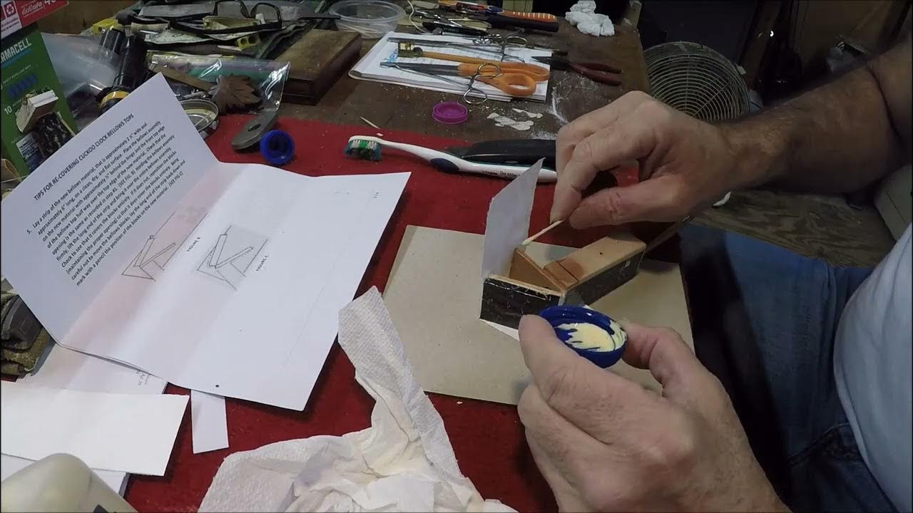 Cuckoo clock bellows repair YouTube