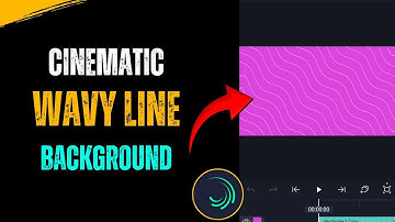Wavy Line Background Animation in Alight Motion – Smooth Aesthetic Effect (2025)