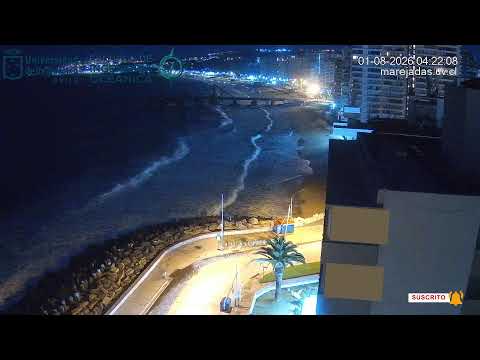 Marejadas UV || Playa Acapulco || Viña del Mar || Chile en vivo