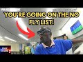 Airport check-in GOES CRAZY when Man Can't Get His Way!