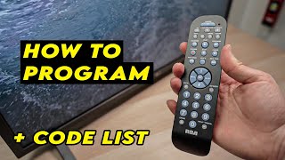 How to Program Your RCA 3-Device Universal Remote Control + CODE LIST