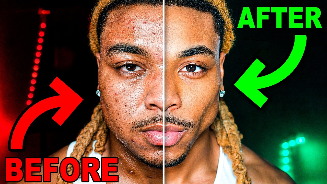 My Face Routine for Clear Skin & a Sharper Face
