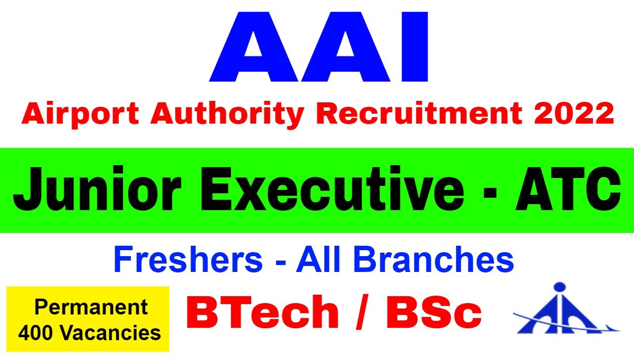 AAI Recruitment 2022 AAI ATC Notification 2022 Freshers CTC ₹ 12