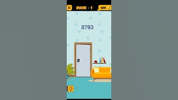 #Escape room: The 4 digit Code door 1