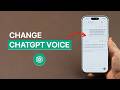 How to Change Chat GPT Voice?