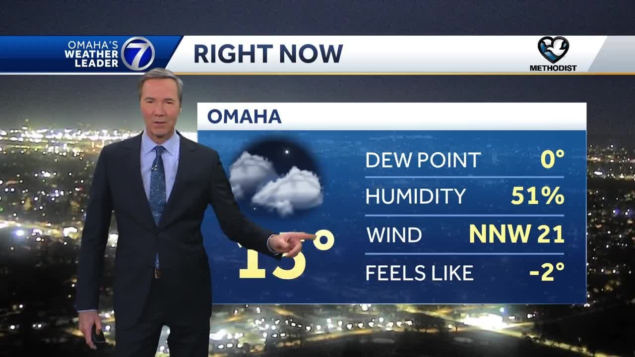 Breezy and cold in Nebraska and Iowa - YouTube
