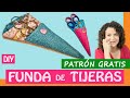 ✂ FUNDA de TIJERAS TRIPLE | Muy FÁCIL (patrón gratis) ✅