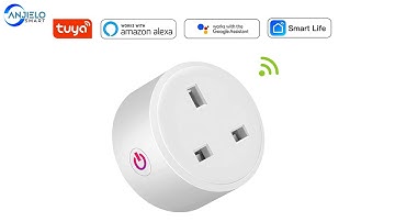 Smart Plug WFi Outlet Tuya APP Light Control Works with Alexa and Google Home No Hub Required