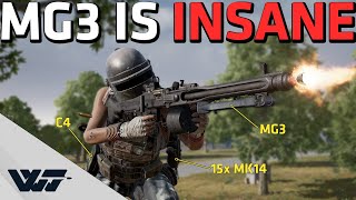 THE NEW MG3 IS INSANE - Unlimited POWER (Will it get nerfed?) - PUBG