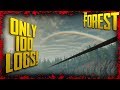 How To Build A Bridge Across The Sink Hole With 100 Logs | The Forest Tutorial