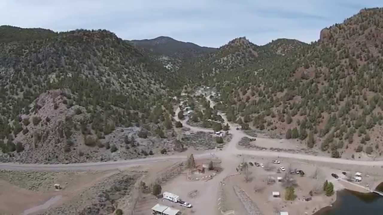 Aerial Footage With Dji Phantom At Eagle Valley Reservoir Pioche Nv