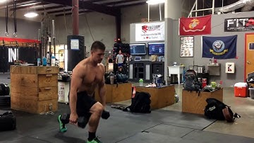 DB Reverse Lunge + Single Leg RDL